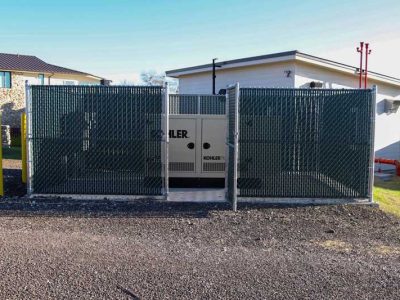 Generator Fence Enclosure